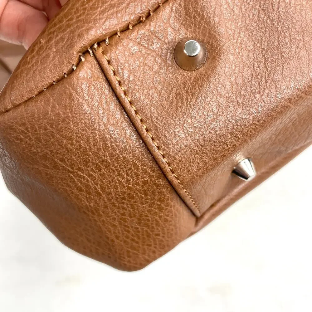 Roots 73 Brown Laptop Tote Bag Purse
